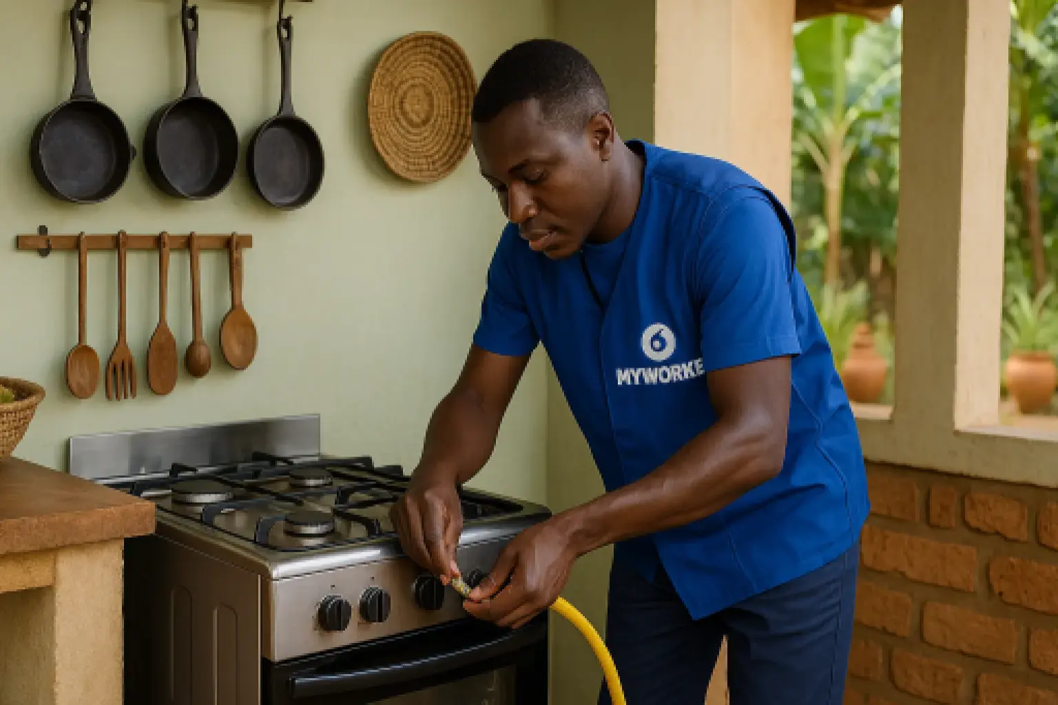 Installation Four - Gazinière