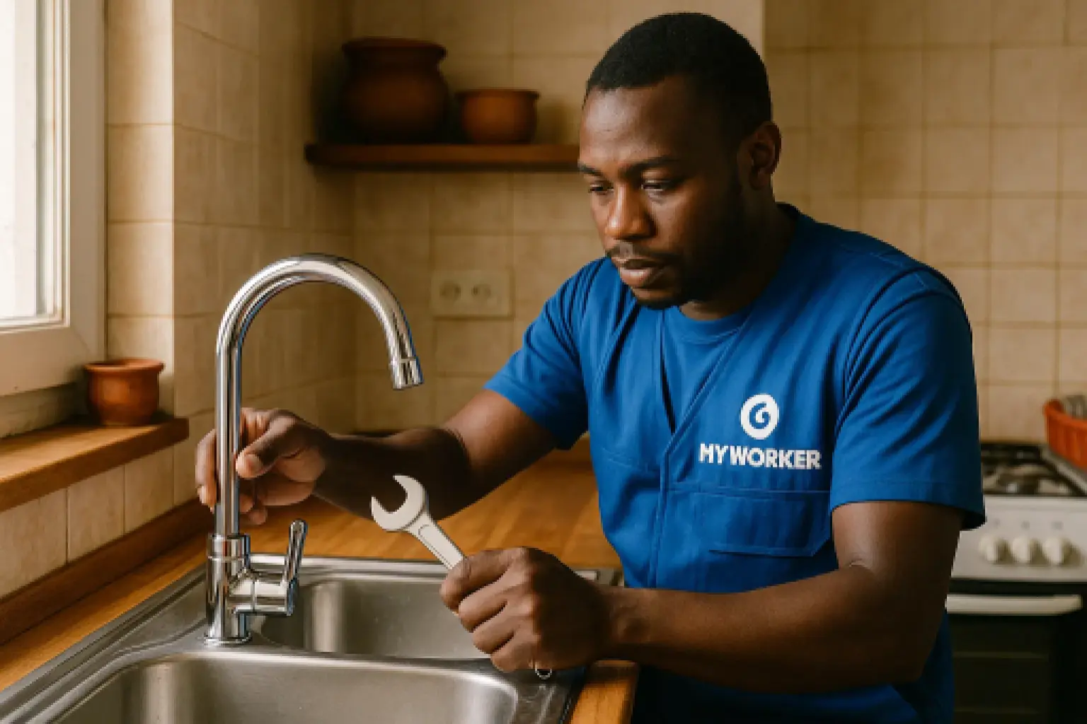 Pose de robinetterie