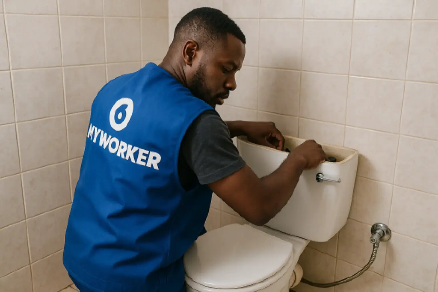 Réparation de chasse d'eau